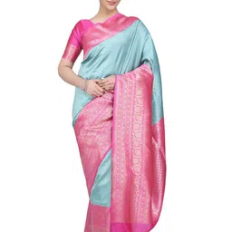 RAJGRANTH Woven Design Zari Silk Cotton Saree-image-19