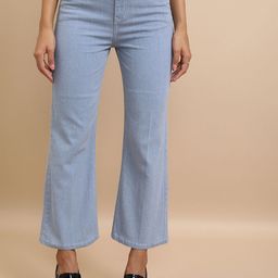 Tokyo Talkies Women Flared Mid-Rise Stretchable Jeans-picture-49