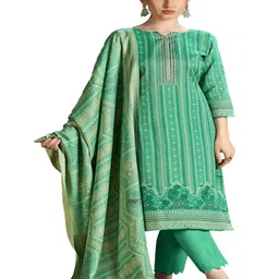 DRAVINAM Trends Floral Printed Pashmina Unstitched Dress Material-picture-37