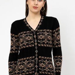 Kalt Women Printed Cardigan-image-80