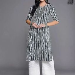 Anouk Rustic Women Pack of 2 Striped Festive Straight Kurtas-15