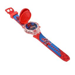 SWADESI STUFF Unisex Kids Printed Dial & Straps Digital Multi Function Automatic Watch 3D SPIDERMAN image 5