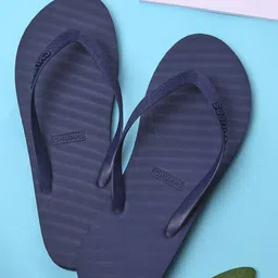 CHUPPS Unisex Striped Rubber Thong Flip-Flops-picture-47