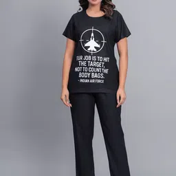 Bachuu Women Typography Printed Night suit-picture-50