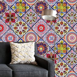 ArtzFolio Printed UV-Resistant Anti-Bacterial Floral Art Pattern Peel & Stick Wallpaper-image-96