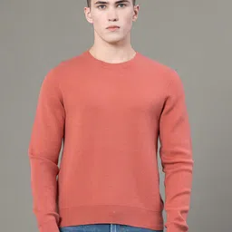 Red Tape Round Neck Pullover Sweater-image-21