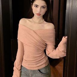 Outzidr Striped Off-Shoulder Bardot Top-image-33