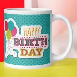 bettergiftflowers Blue & White Text or Slogans Printed Ceramic Glossy Mugs Set of Cups and Mugs-42