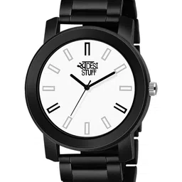 SWADESI STUFF Men Dial & Bracelet Style Straps Analogue Watch METAL BLACK 21B-image-74