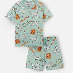Nap Chief Unisex Kids Printed T-shirt with Shorts-picture-37