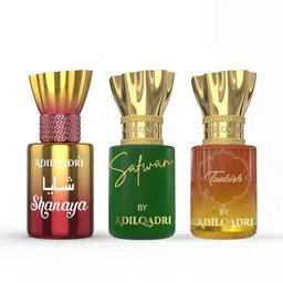ADILQADRI Set Of 3 Long-Lasting Shanaya, Safwan & Taabish Attar-5.5ml Each-4