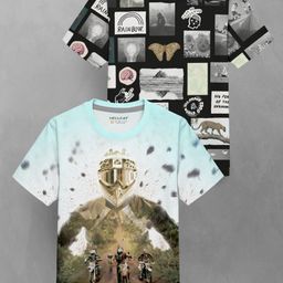HELLCAT Boys 2 Printed Applique T-shirt-image-52
