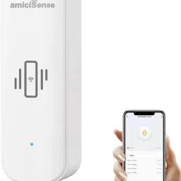 amiciSense WiFi Vibration Sensor, Real-Time Notification Alerts with Intelligent Linkage Wireless Sensor Security System-19