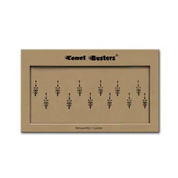 Comet Busters Set Of 3 Handcrafted Traditional Designer Bindi - Black BIN021 image 4