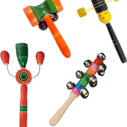 Handcrafted Wooden Baby Rattles - Safe, Natural, and Charming Rattle-image-45