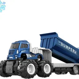 Die Cast Model Metal Truck Friction Power Dumper Truck Toy For Kids-28