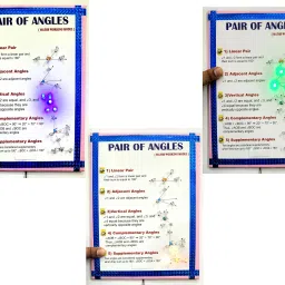 ontex electronics Pair and Types of Angles Educational Maths Working Project Model for School Educational Electronic Hobby Kit image 3