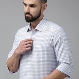 Arrow Pure Cotton Original Slim Fit Checked Formal Shirt-picture-44