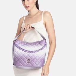 Allen Solly Colourblocked Structured Quilted Shoulder Bag-10