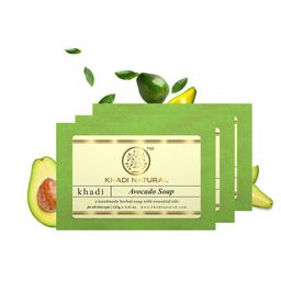 Khadi Natural Set Of 3 Avocado Soaps-51