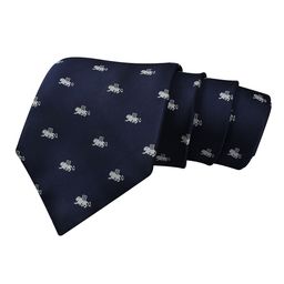 PELUCHE Unisex Blue Woven Design Broad Tie-image-78