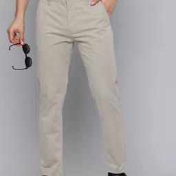 Flying Machine Men Slash Slim Tapered Fit Chinos Trousers-image-61