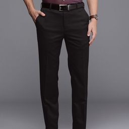 Raymond Men Mid-Rise Slim Fit Formal Trousers-image-64