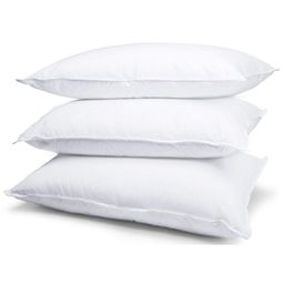 Kuber Industries White 3 Pieces Cotton Sleep Pillows-18