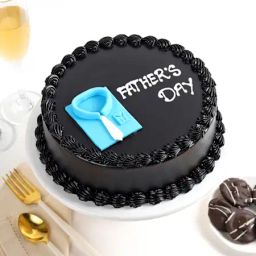 Father's Day Chocolate Truffle Cake-image-86