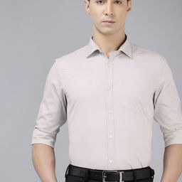 Park Avenue Textured Slim Fit Formal Shirt-image-49