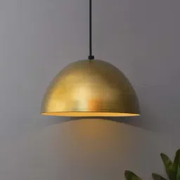 Homesake Golden Pendant Light - Set of 1-picture-22
