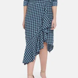ISU by Radhika Apte Teal Printed Skirt-picture-10