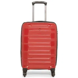 Swiss Brand Sion Red 4 Wheel Small Hard Cabin Trolley - 35 Inch-image-51