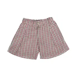 Tiny Girl Kids Multicolor Checks Shorts-image-65