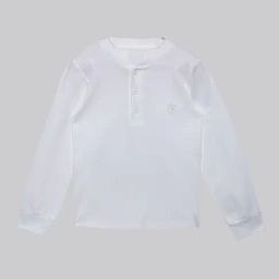 Kiddopanti Kids White Solid Full Sleeves T-Shirt-image-94