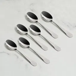 Meyer Silver High-Gloss Stainless Steel Tea Spoons - Set of 6 image 3