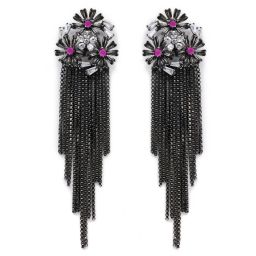 Karatcart Pink Drop Earrings for Women image 3