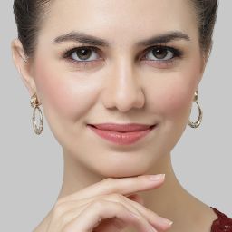 Karatcart Gold-Plated Round Drop Earrings for Women image 3