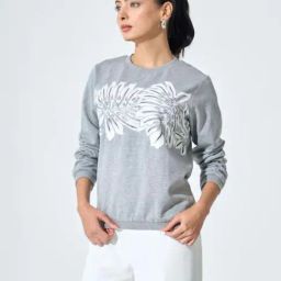 SALT Attire Grey & White Printed Sweatshirt-image-93