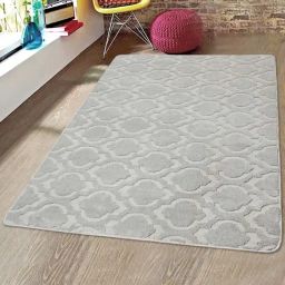 Saral Home Viva Matar Grey Microfibre Carpet - Set of 1-image-48
