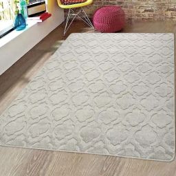 Saral Home Viva Matar Grey Microfibre Carpet - Set of 1-image-7