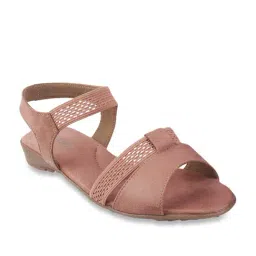 Metro Women's Peach Ankle Strap Sandals-image-24