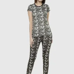 Vimal Jonney Green Camo Print Pajama Set-picture-9