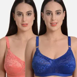 Mod & Shy Multi Lace Print Bra Set-picture-5