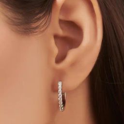 Shaya 92.5 Sterling Silver A Pink Wednesday Earrings for Women-image-4