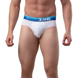 UnderJeans by Spykar White Briefs-image-46