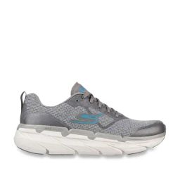 Skechers Men's MAX CUSHIONING PREMIER - YOUR Grey Blue Walking Shoes-image-4
