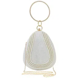 Spice Art White Clutch-image-11