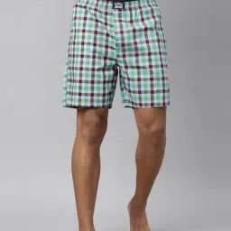 Levi's Multi Cotton Regular Fit Checks Boxers-11