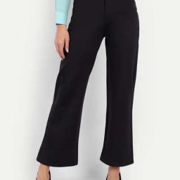 Broadstar Navy High Rise Trousers-image-62